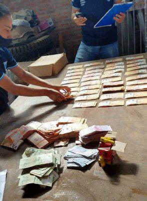 DINERO SECUESTRADO