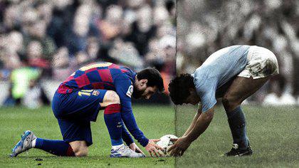 messi - maradona