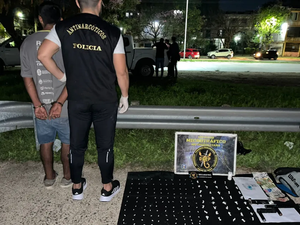 Detenido con droga