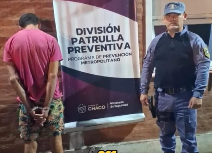 Detenido por violento