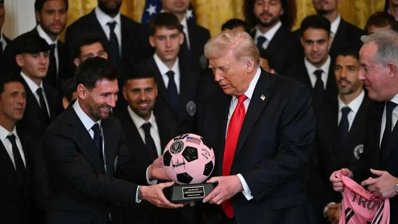 Messi y Trump