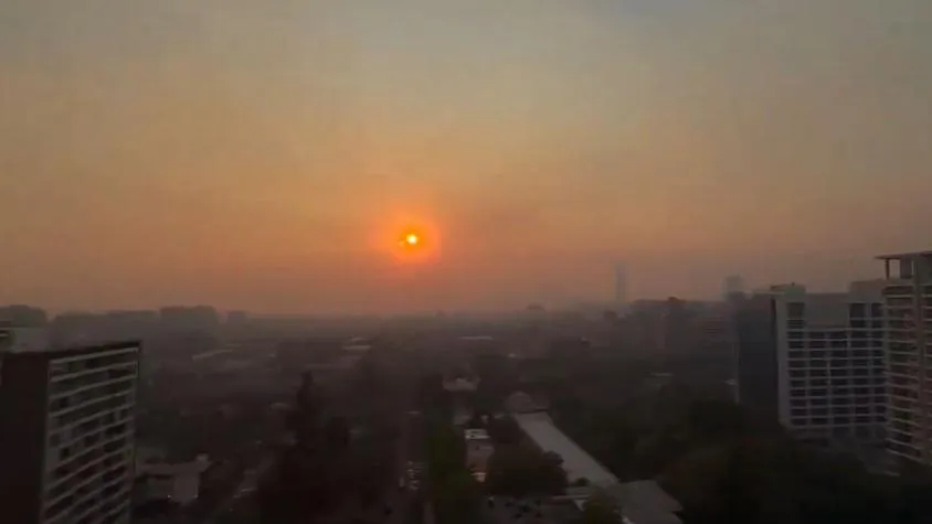 Humo en el aire
