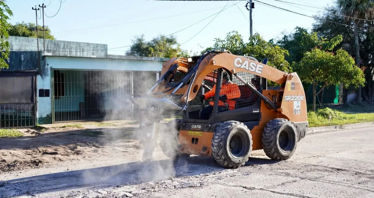 Bacheo en Barranqueras