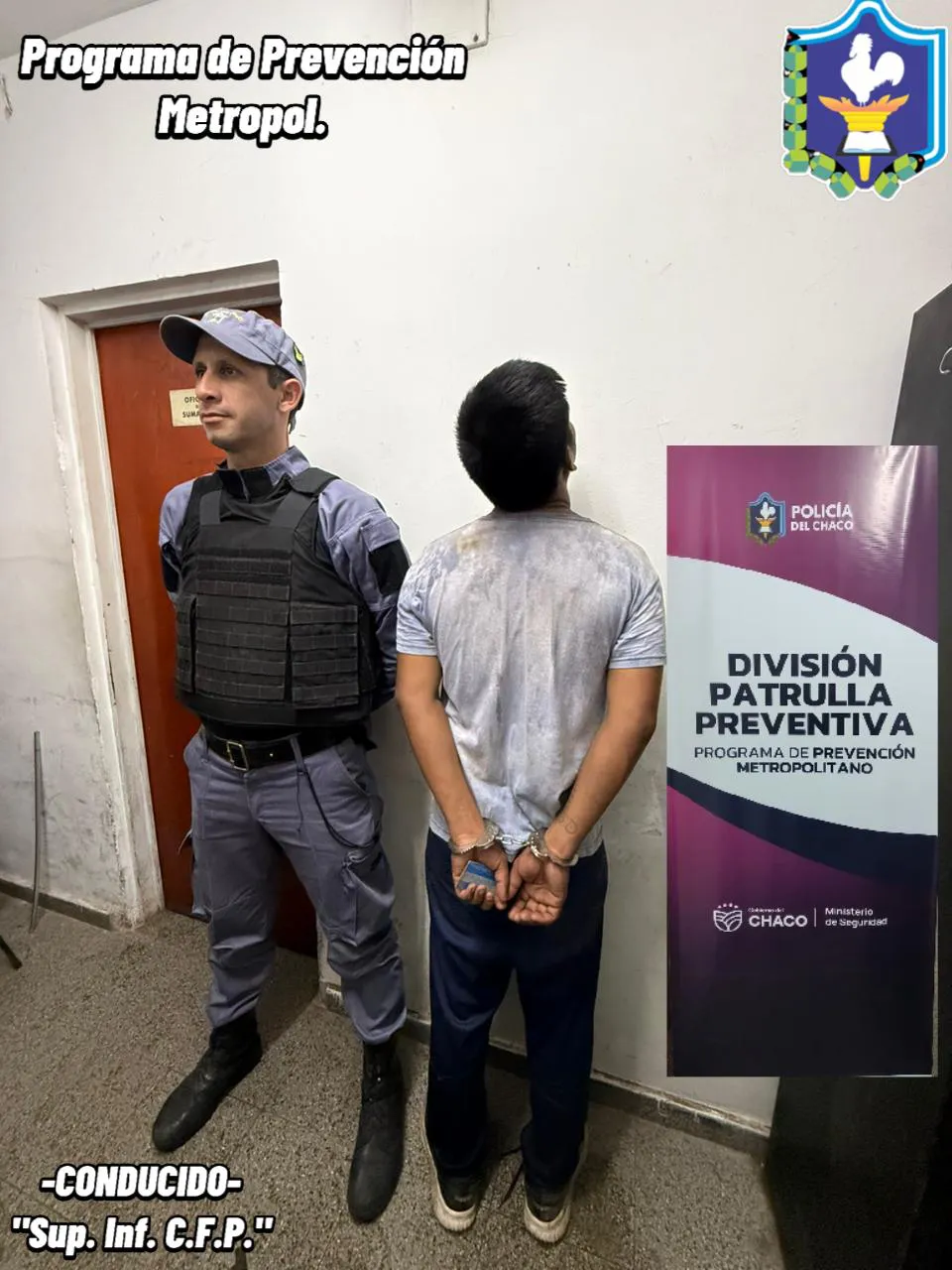 Detenido por violento