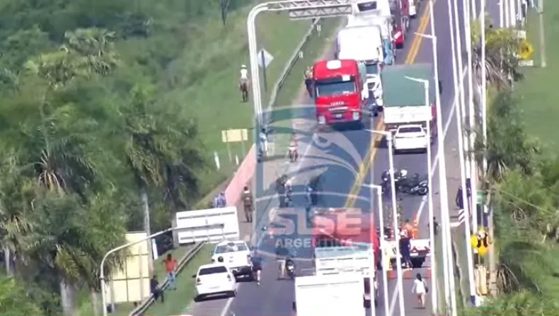 Accidente fatal en el puente Chaco Corrientes