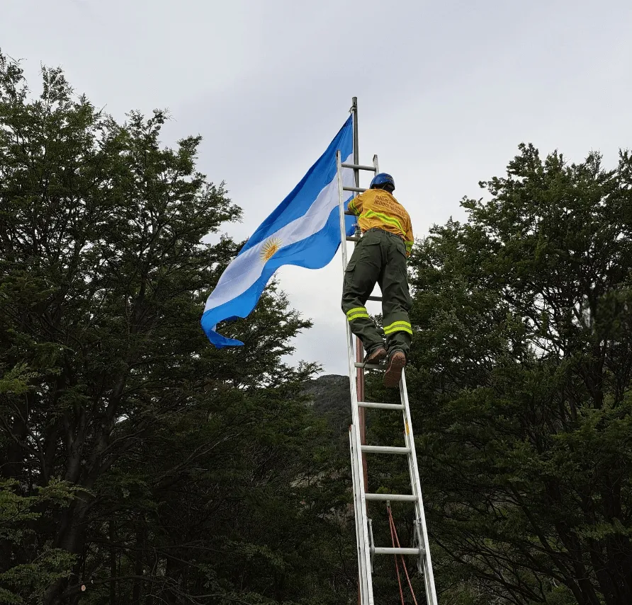 Bandera en los Parques
