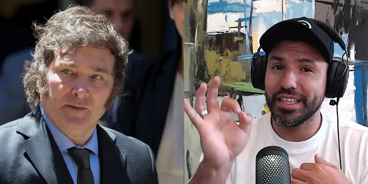 Milei y Aguero