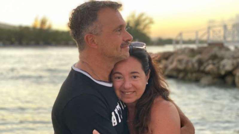 Lapegue y su esposa