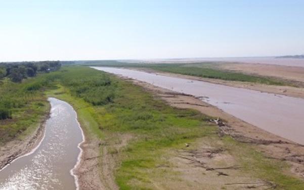 bajante del rio Parana UNNE