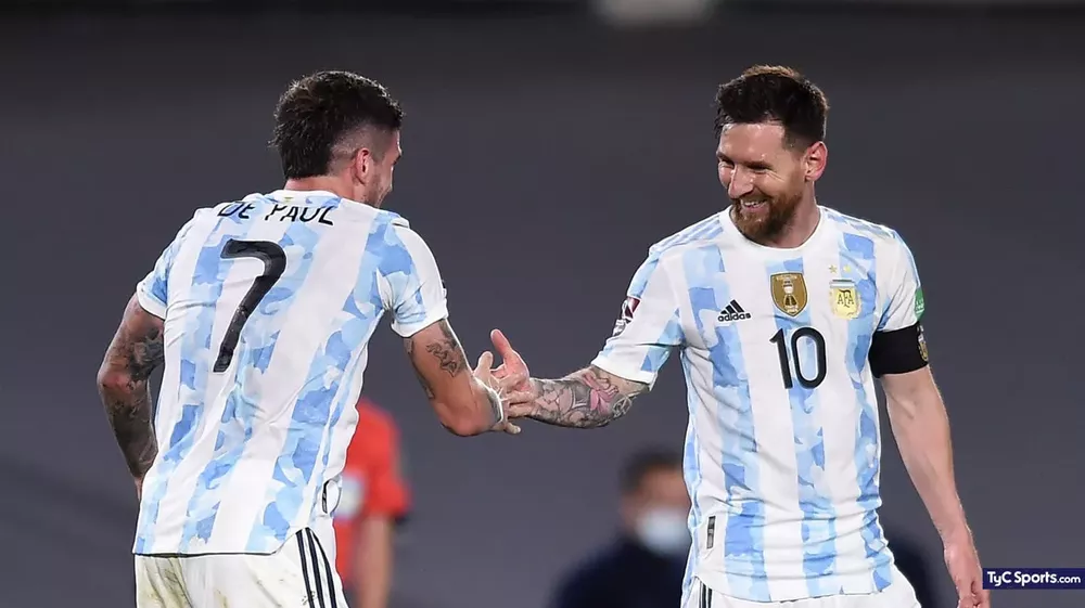 messi y de paul