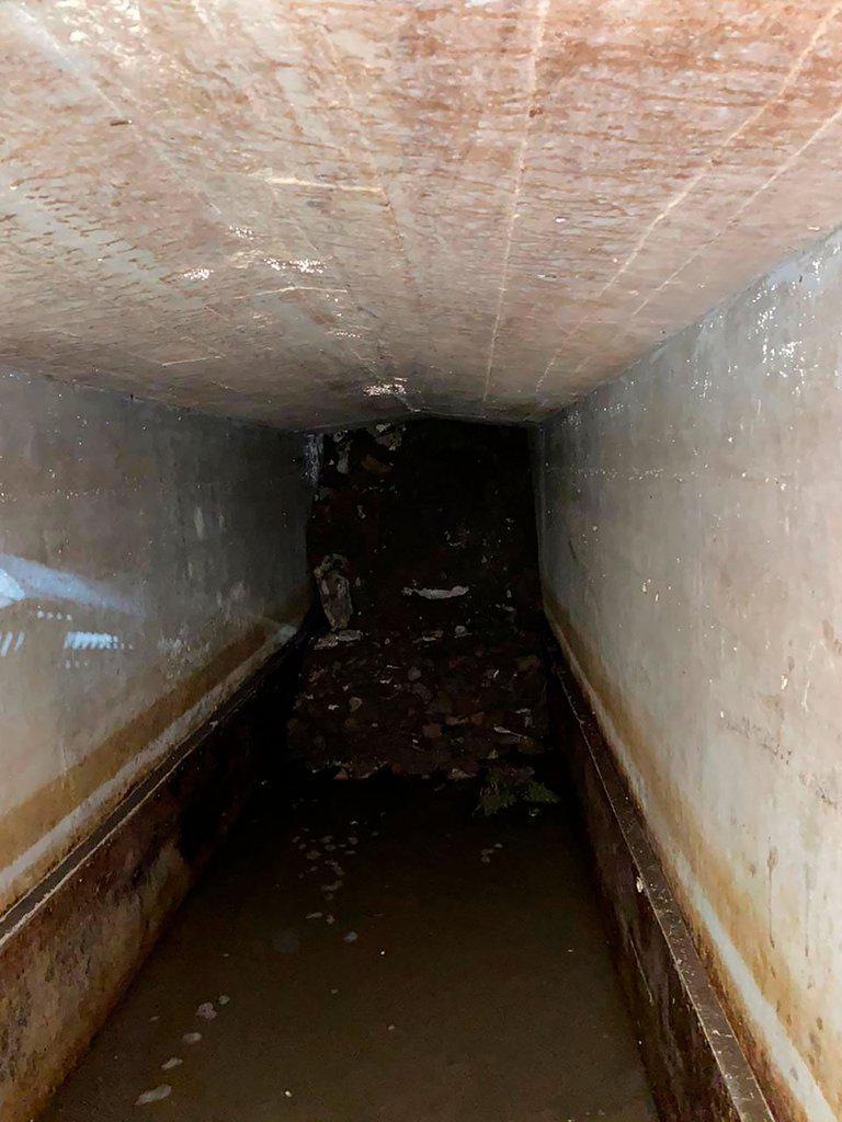 tunel en el monumental