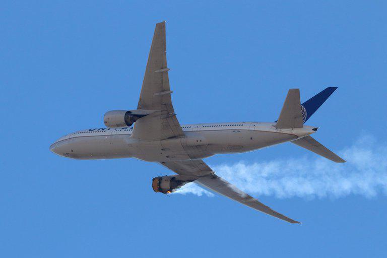 avion con problemas