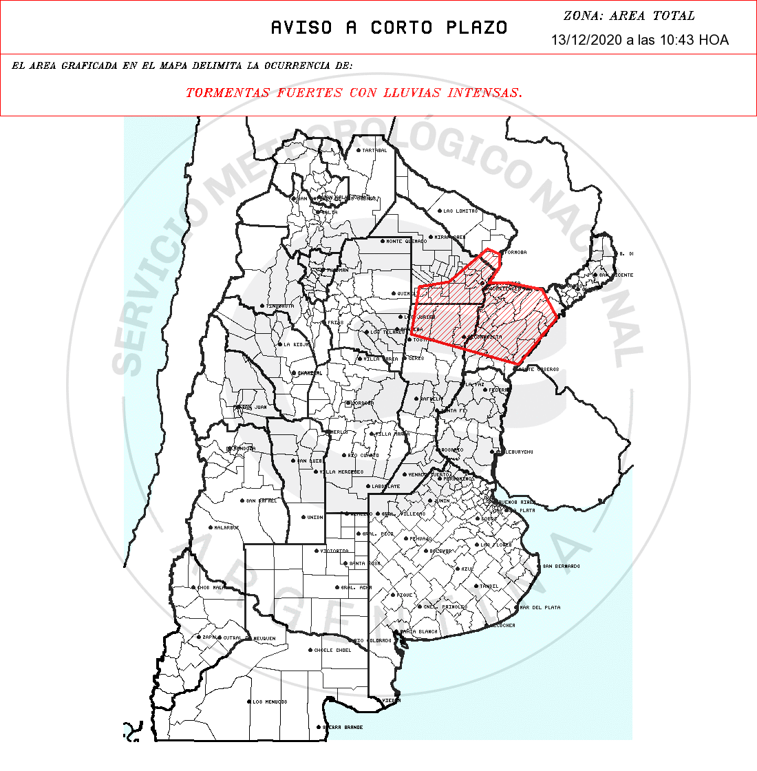 servicio meteorologico