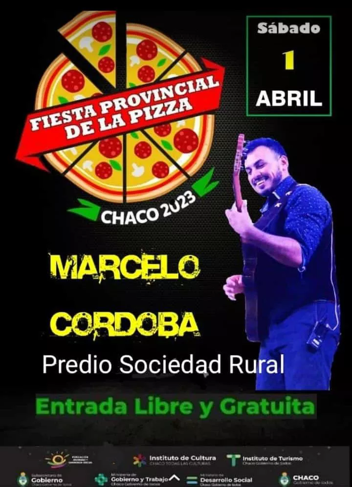 Marcelo C rdoba Est n todos invitados a la fiesta de la Pizza