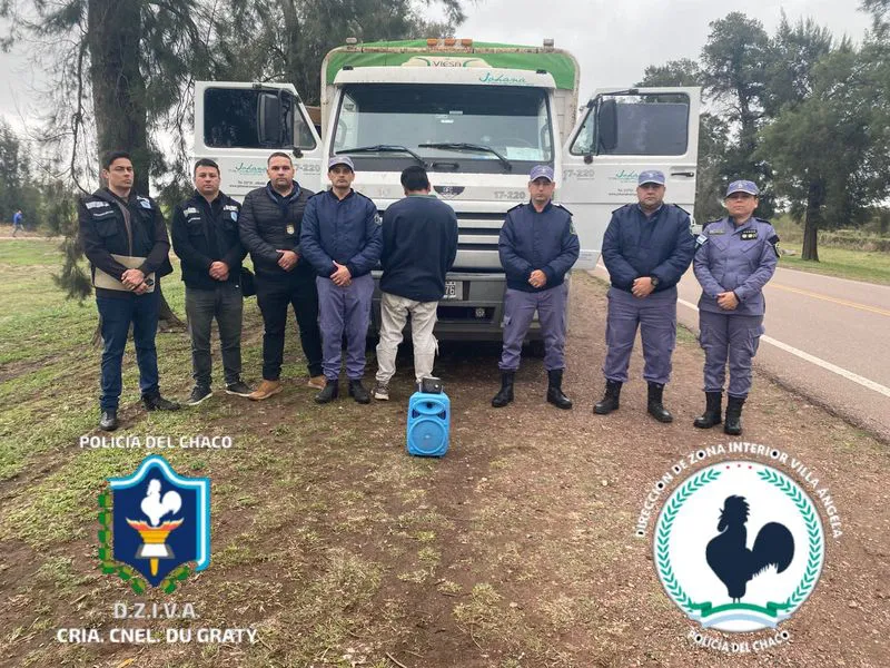 Camionero detenido