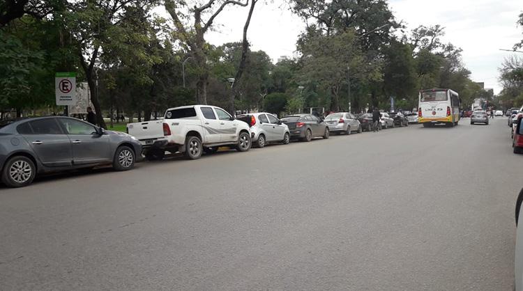 autos estacionados